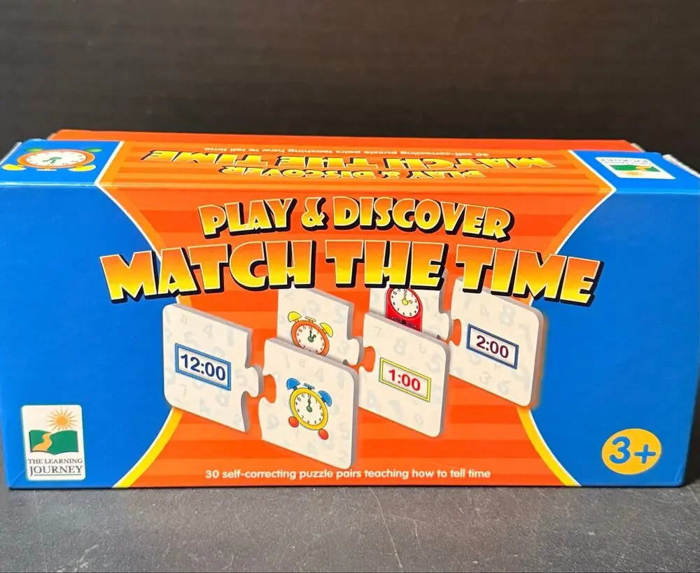 Match the Time puzzle game by The Learning Journey complete numbers
